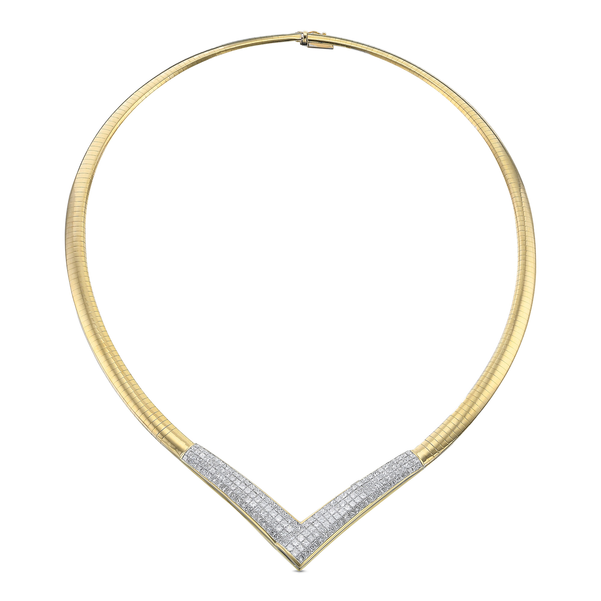 Pave Link Necklace gold – ADORNIA