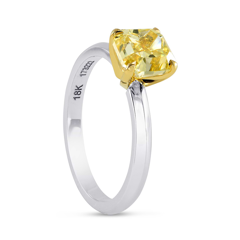 Low Profile Solitaire Diamond Ring Setting, SKU 1001S  - 3