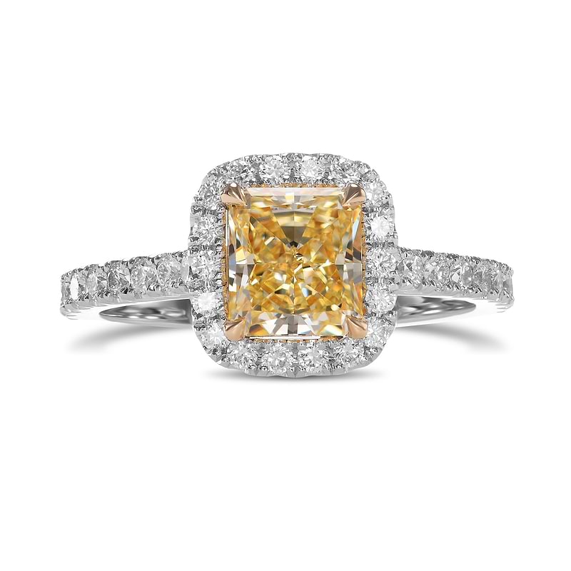 Contemporary Diamond Halo Ring Setting, SKU 2014S