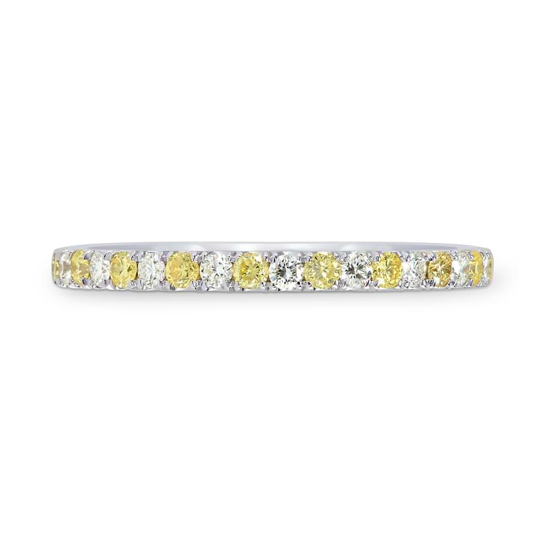 Fancy Intense Yellow and White Diamond Band Ring, ARTIKELNUMMER 26153R (0,30 Karat TW)