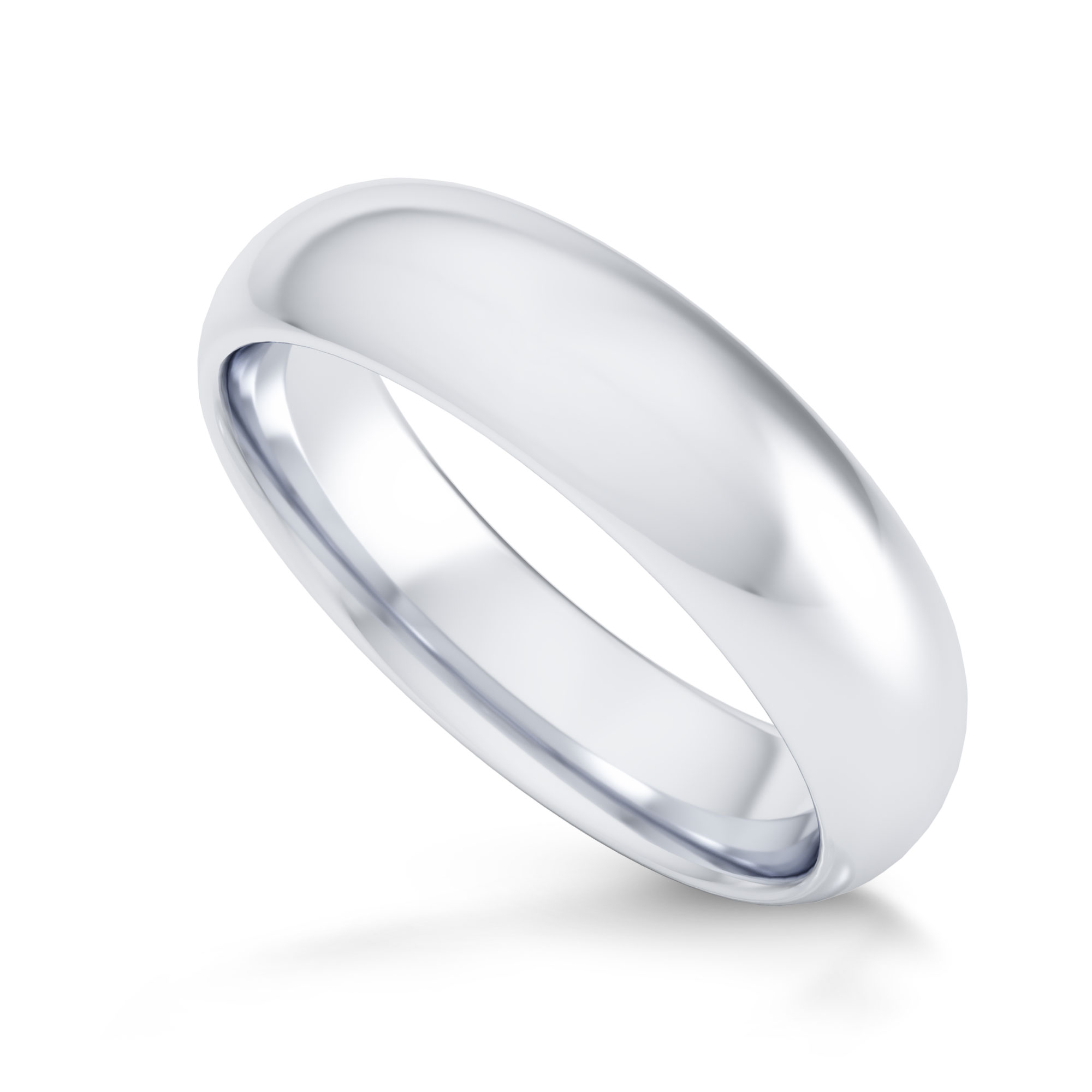 Comfort Fit Domed Wedding Band-5.0MM, SKU 27678R  - 3