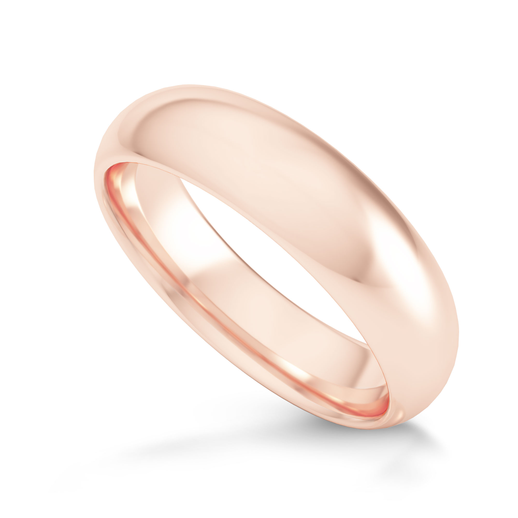 Comfort Fit Domed Wedding Band-5.0MM, SKU 27678R  - 11