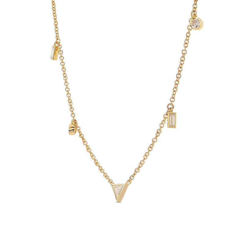 Mixed Shape Diamond Necklace, SKU 29849R (0.60Ct TW)