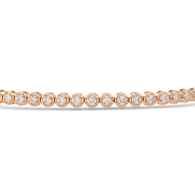 Classic Round Rose Diamond Tennis Bracelet, SKU 30096M (1.51Ct TW)