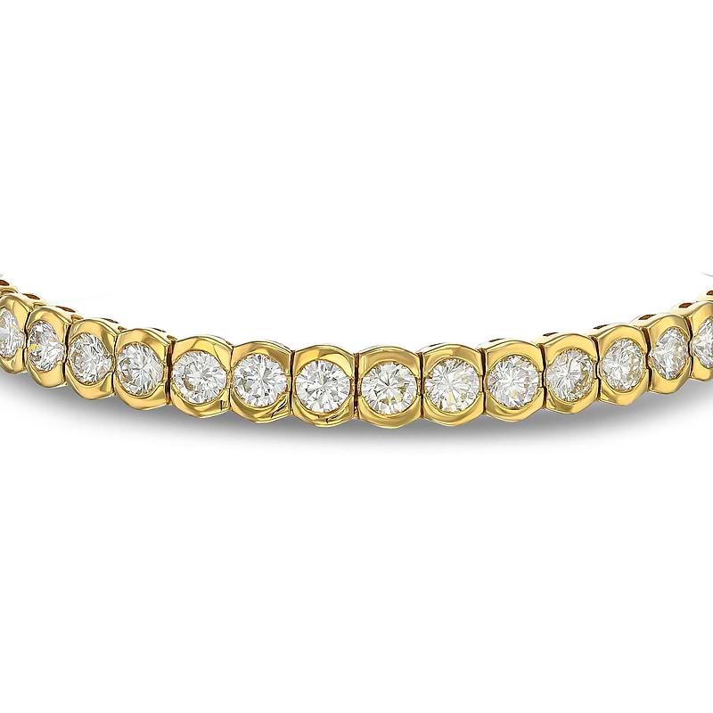 Round Diamond Bezel Diamond Bracelet, SKU 30137M (9.85Ct TW)  - 2