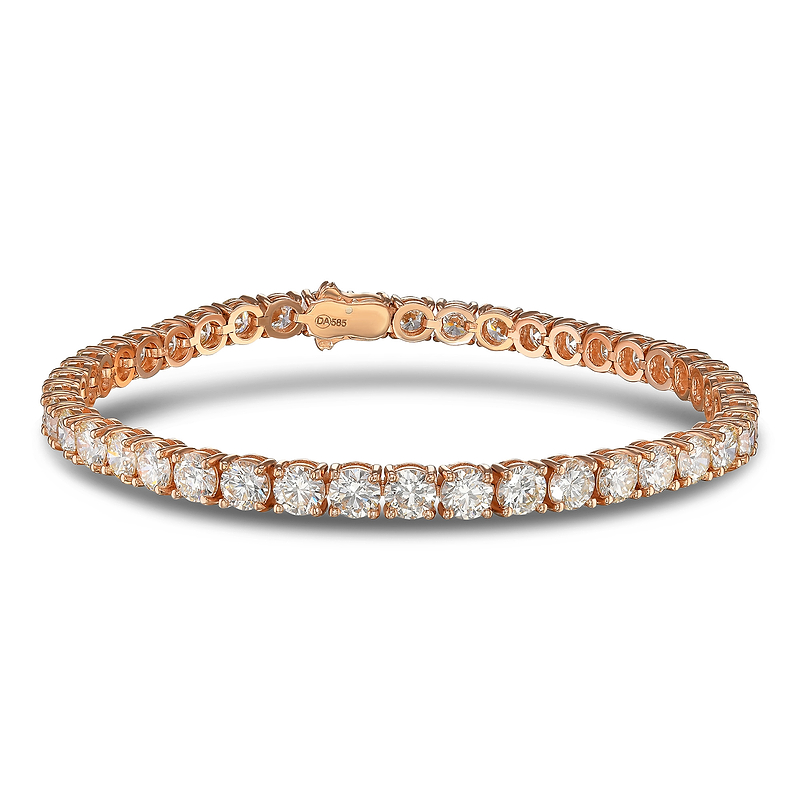 Brilliant White Diamond Prong Tennis Bracelet, SKU 30331M (10.28Ct TW)