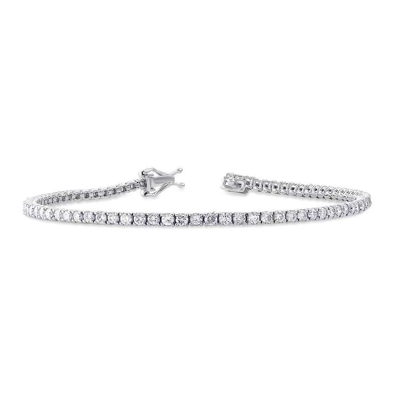 Round White Diamond Tennis Bracelet, SKU 30334R (2.00Ct TW)