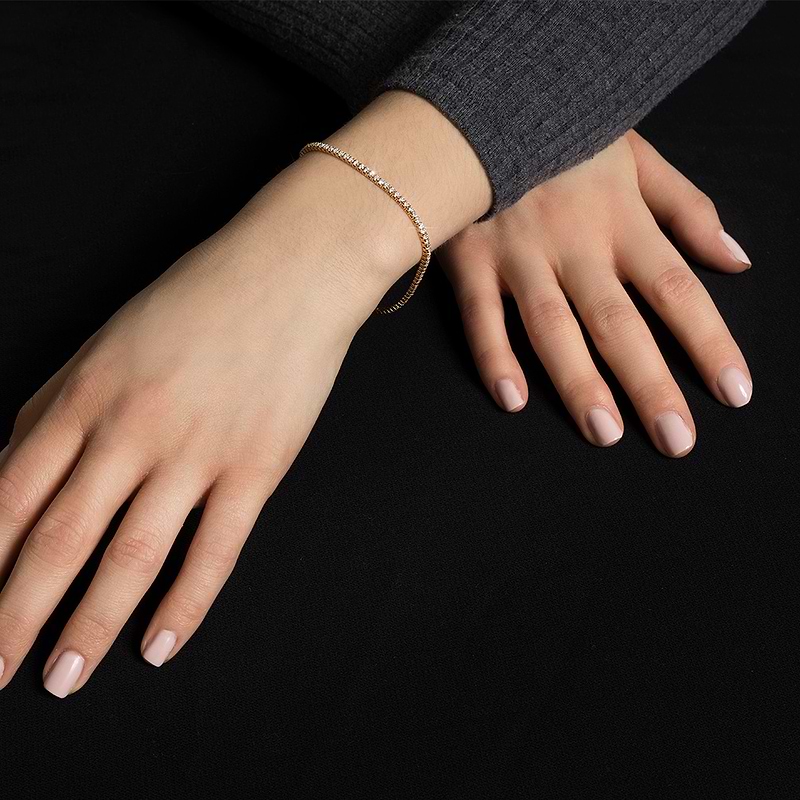 Round White Diamond Tennis Bracelet, SKU 30334R (2.00Ct TW)  - 9