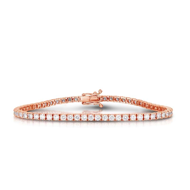 Round White Diamond Tennis Bracelet, SKU 30335R (3.00Ct TW)  - 8