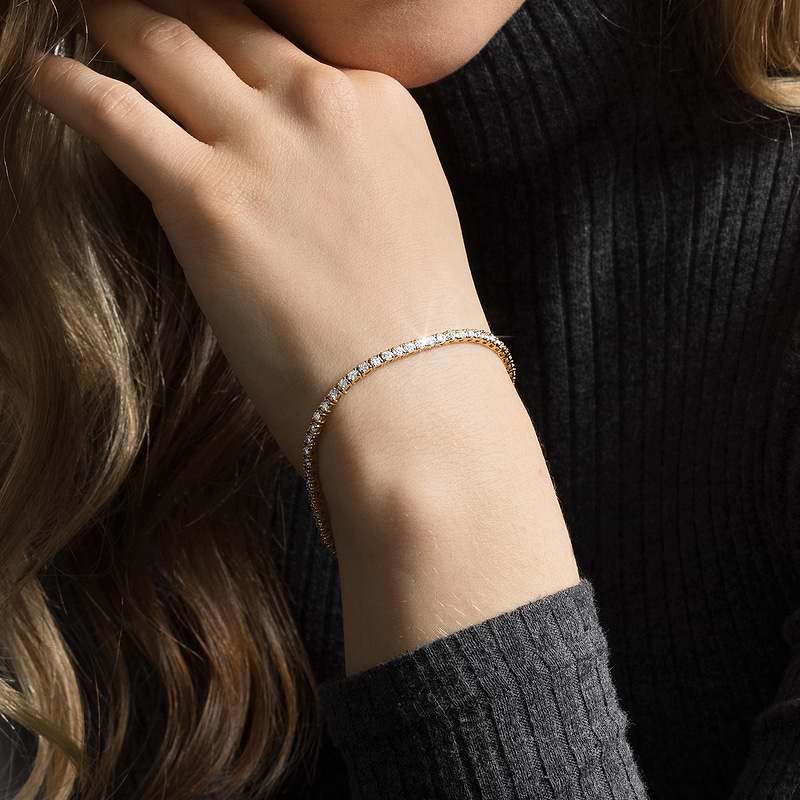 Round White Diamond Tennis Bracelet, SKU 30335R (3.00Ct TW)  - 7