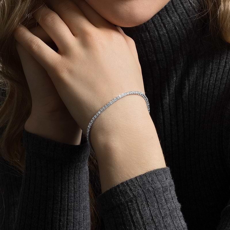 Round White Diamond Tennis Bracelet, SKU 30335R (3.00Ct TW)  - 3