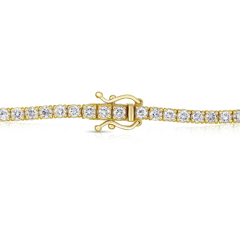 Round White Diamond Tennis Bracelet, SKU 30336R (4.00Ct TW)  - 5