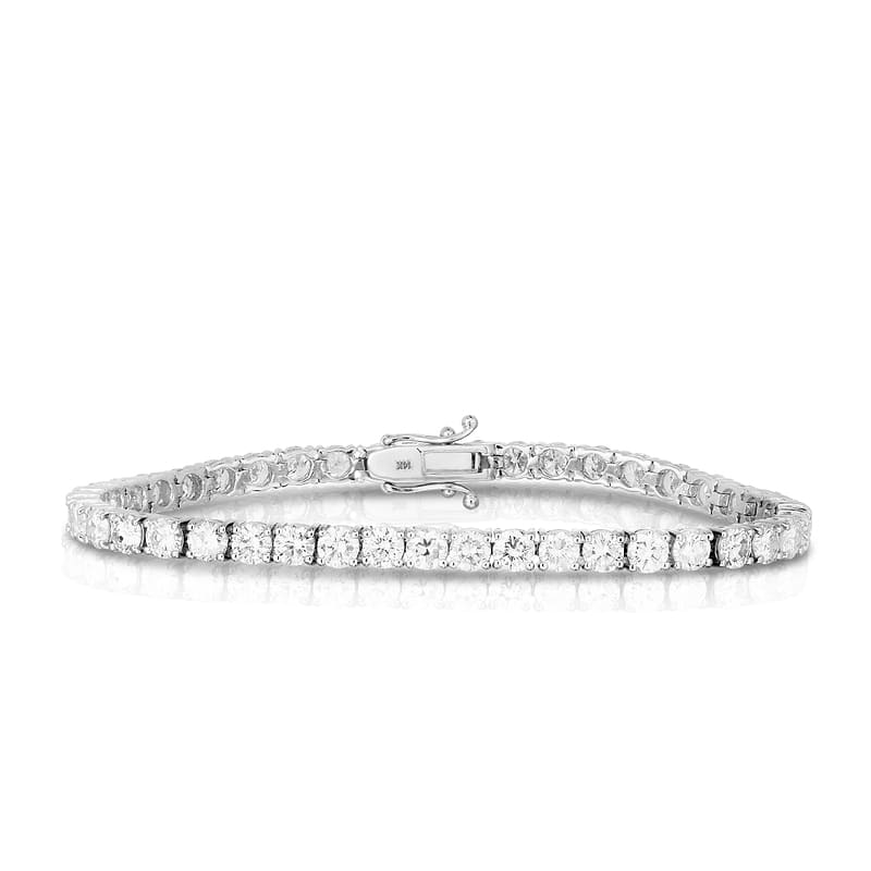 Round White Diamond Tennis Bracelet, SKU 30337R (5.00Ct TW)