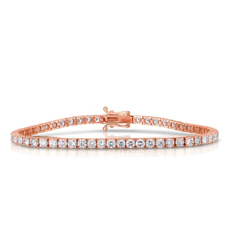 Round White Diamond Tennis Bracelet, SKU 30338R (6.00Ct TW)  - 7