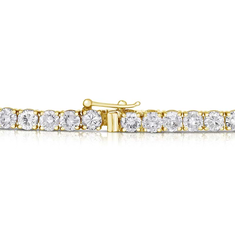 Round White Diamond Tennis Bracelet, SKU 30339R (7.00Ct TW)  - 5