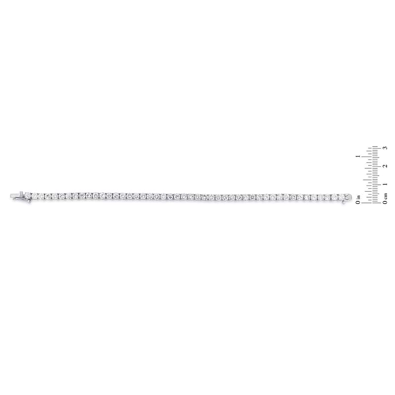 Round White Diamond Tennis Bracelet, SKU 30339R (7.00Ct TW)  - 2