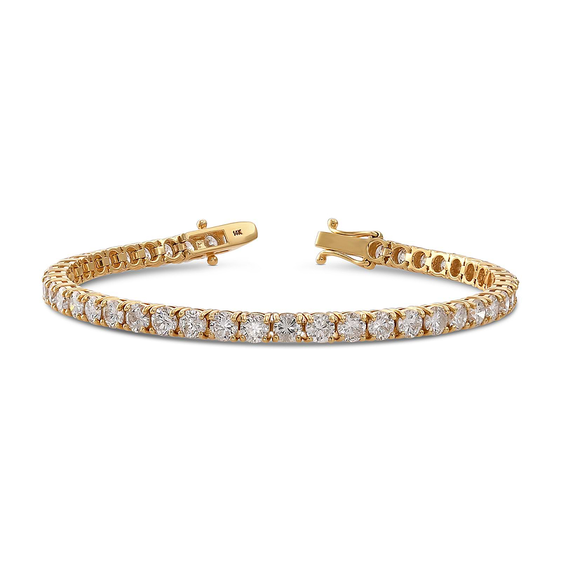 Round White Diamond Tennis Bracelet, SKU 30341R (10.00Ct TW)
