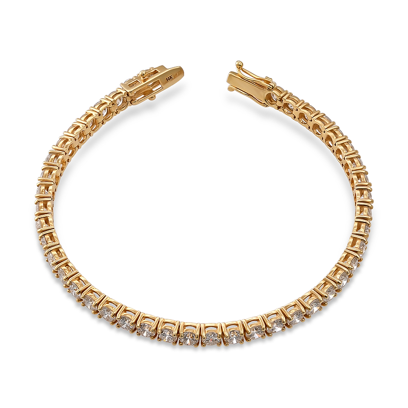 Round White Diamond Tennis Bracelet, SKU 30341R (10.00Ct TW)  - 2