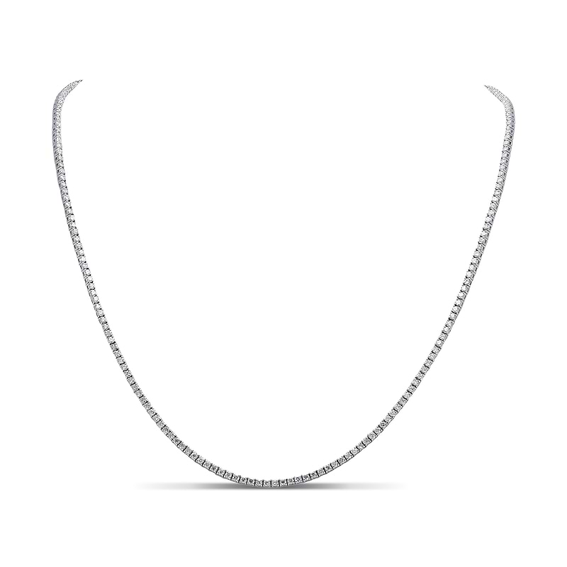 White Diamond Tennis Necklace, SKU 30864R (4.00Ct TW)