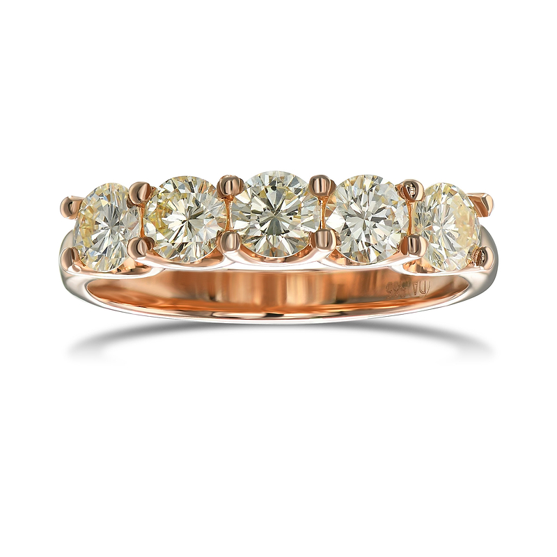Brilliant Five Stone Diamond Band Ring, ARTIKELNUMMER 31541M (1,10 Karat TW)