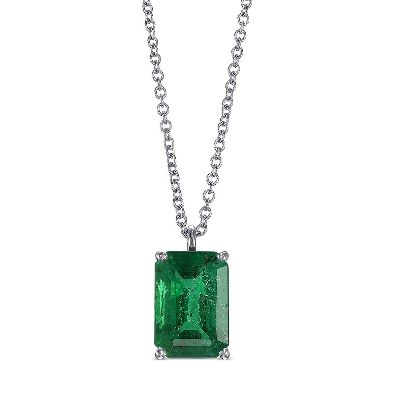 Emerald Solitaire Pendant, SKU 31795V (2.14Ct)