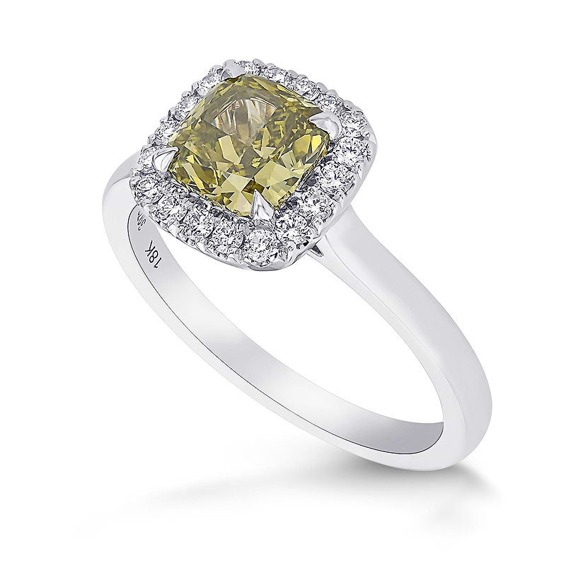 Chameleon Cushion Diamond Halo Ring, SKU 397247 (1.27Ct TW)  - 2