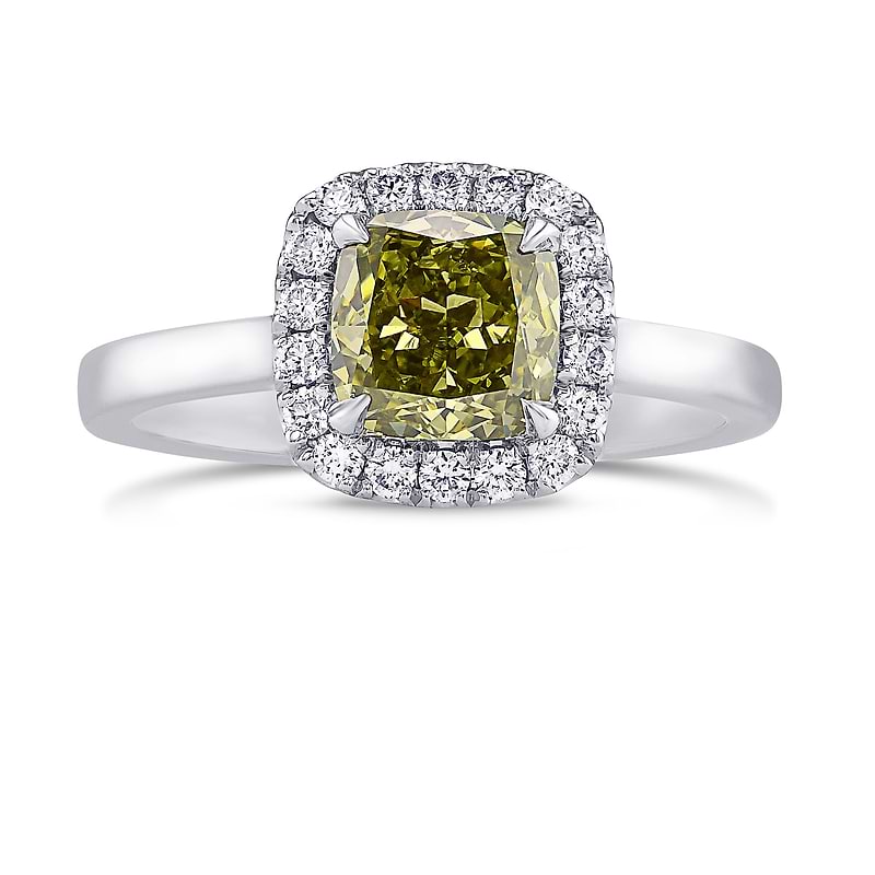 Chameleon Cushion Diamond Halo Ring, SKU 397247 (1.27Ct TW)