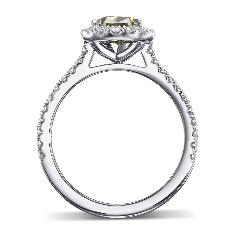 Chameleon Pear Diamond Halo Style Engagement Ring, ARTIKELNUMMER 546057 (1,74 Karat TW)