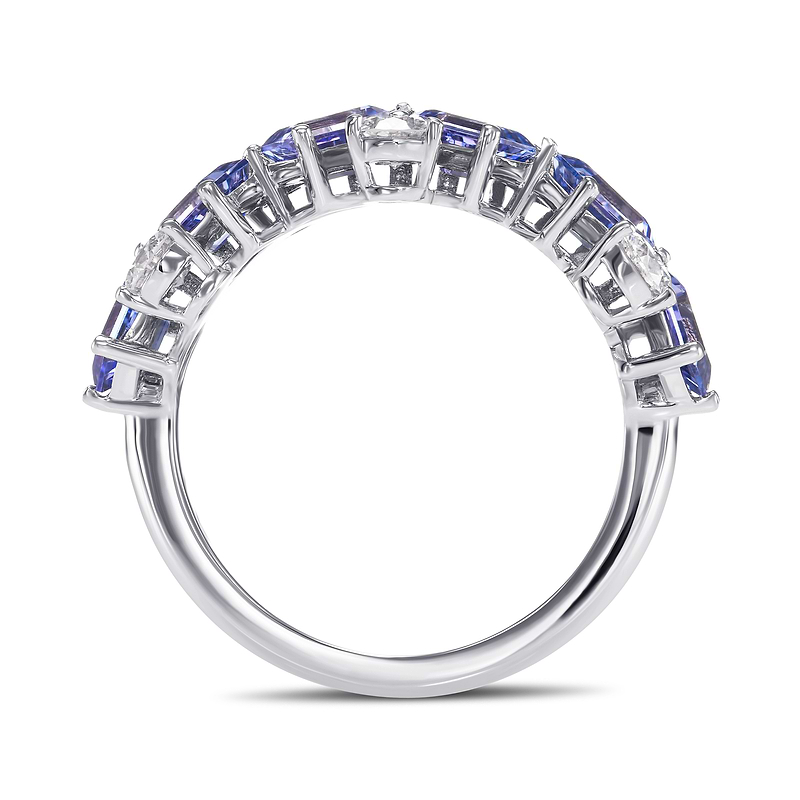 Tanzanite and Diamond Band Ring, SKU 586540 (2.48Ct TW)