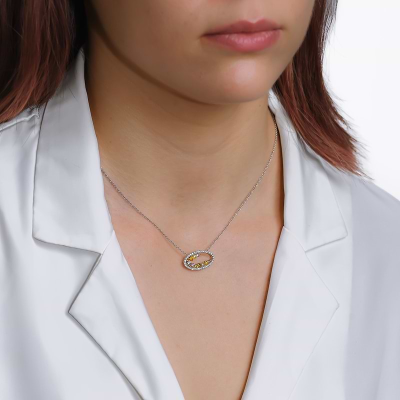 Leibish Inspire Multicolor Diamond Pendant, SKU 605207 (1.00Ct TW)  - 2