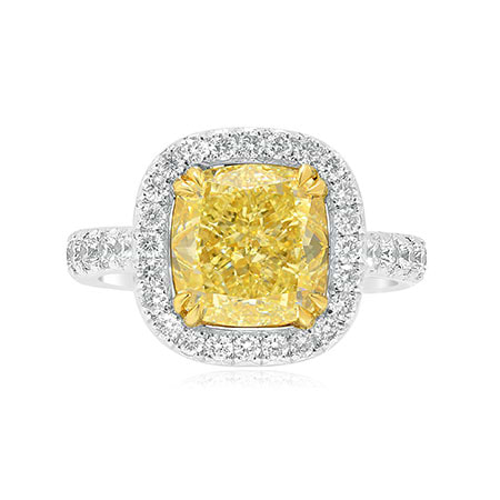 Fancy Light Yellow, SKU 87261 (4.5Ct TW)