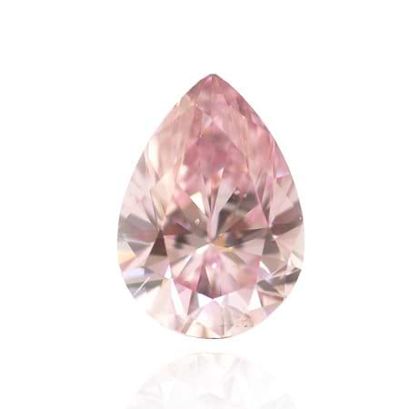 0.16 Carat, Fancy Intense Purplish Pink Diamond, Pear, SI1