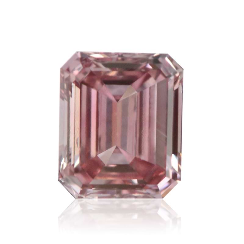 0.23 carat, Fancy Intense Pink, Emerald Shape, VS1 Clarity, ARGYLE & GIA