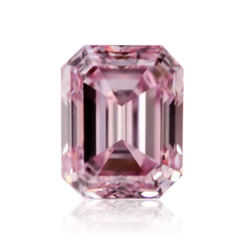 0.25 carat, Fancy Intense Purplish Pink, Emerald Shape, VVS2 Clarity, ARGYLE & GIA