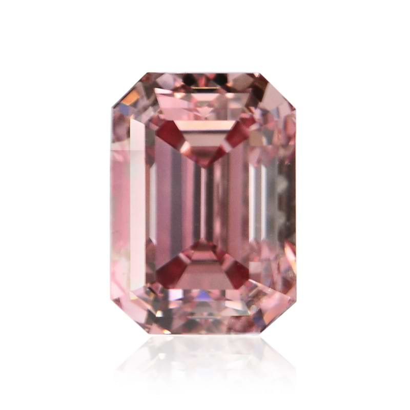 0.29 carat, Fancy Intense Pink, Emerald Shape, VS2 Clarity, ARGYLE & GIA