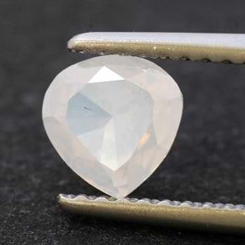 0.64 carat Fancy White diamond