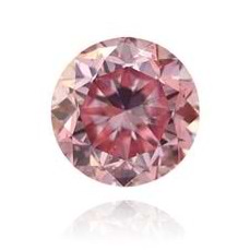 1.01 carat Fancy Intense Pink Round Argyle Tender Diamond