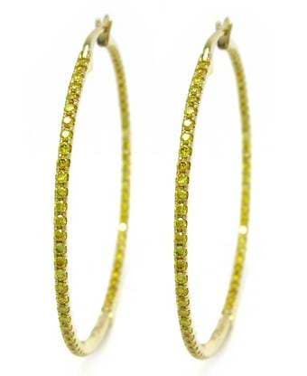 Shop Yellow Diamond Earrings | Leibish