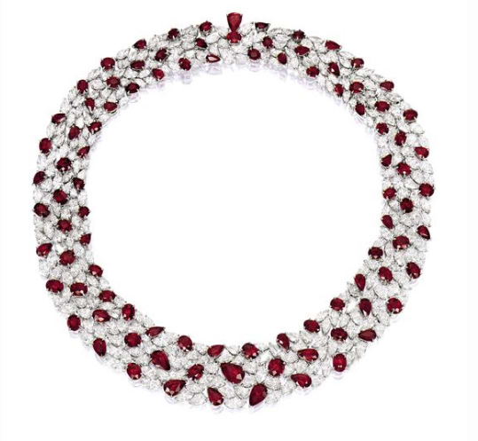 Ruby and Diamond Necklace by Van Cleef & Arpels (1939)