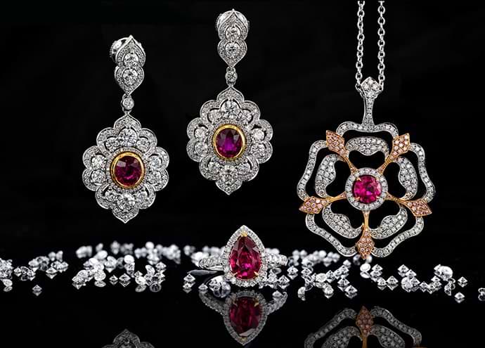 Leibish Fine Ruby Jewelry