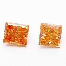 Orange diamonds