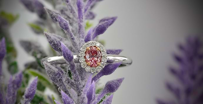 Pink Diamond Ring