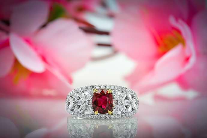 Leibish Ruby Jewelry