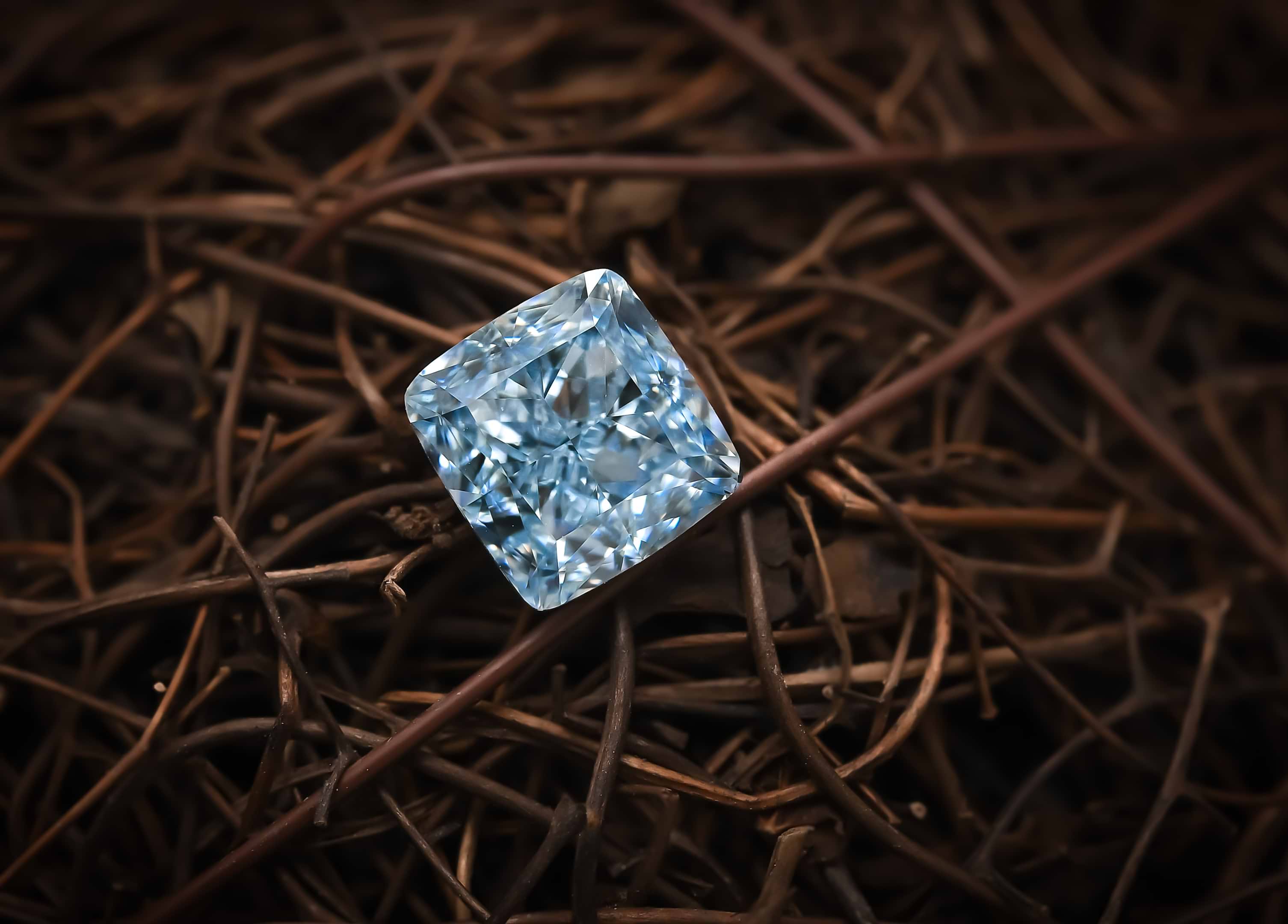 3.03ct Fancy Blue Diamond