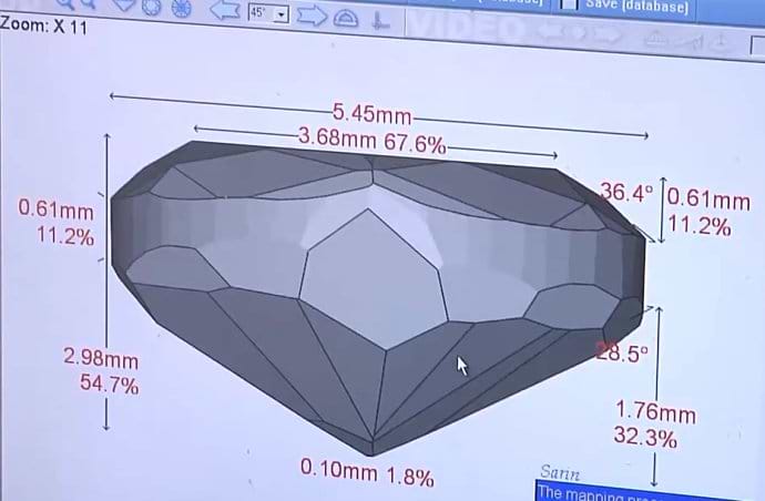 3D Scan of a Diamond