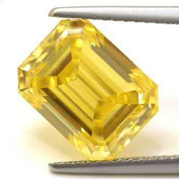 5.03ct fancy vivid yellow