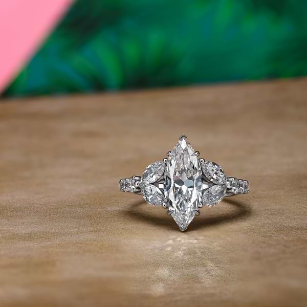 LEIBISH Colorless  Diamond Engagement Ring