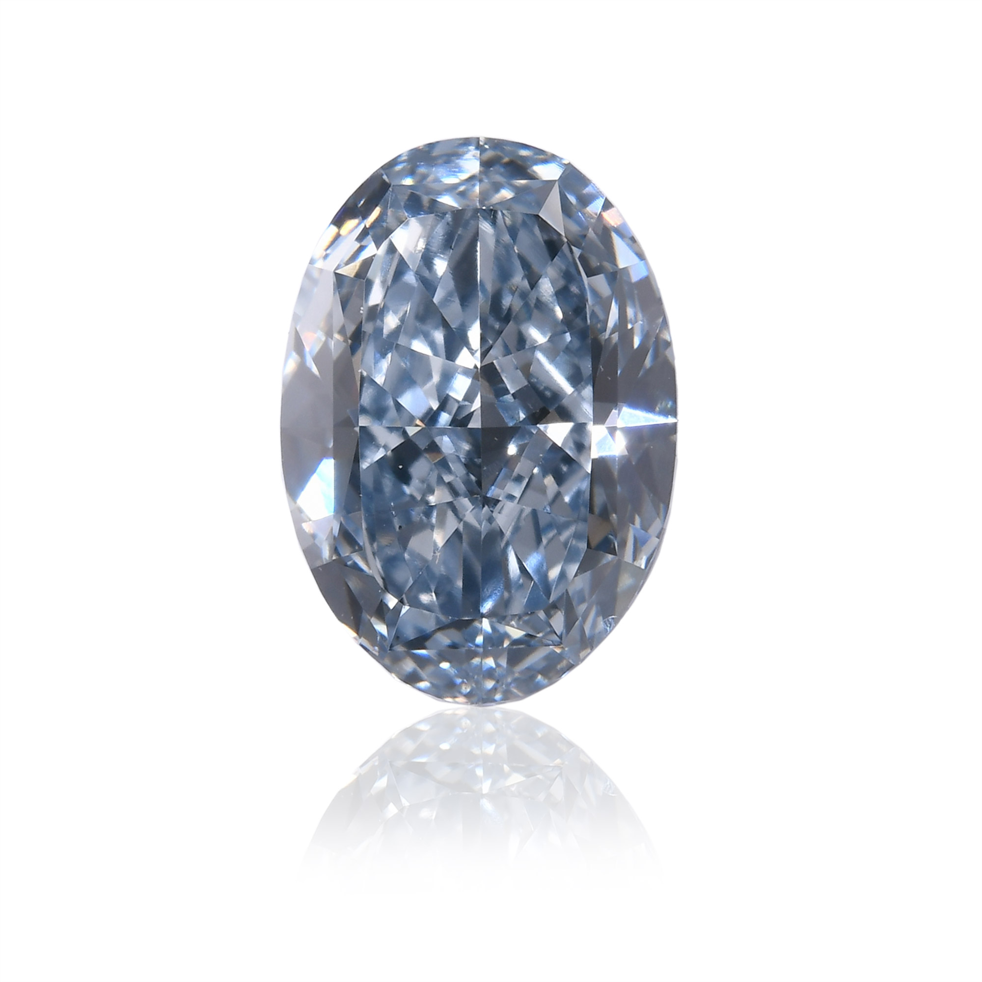LEIBISH  1.21 carat, Fancy Intense Blue Diamond, Oval Shape, VS2 Clarity, GIA