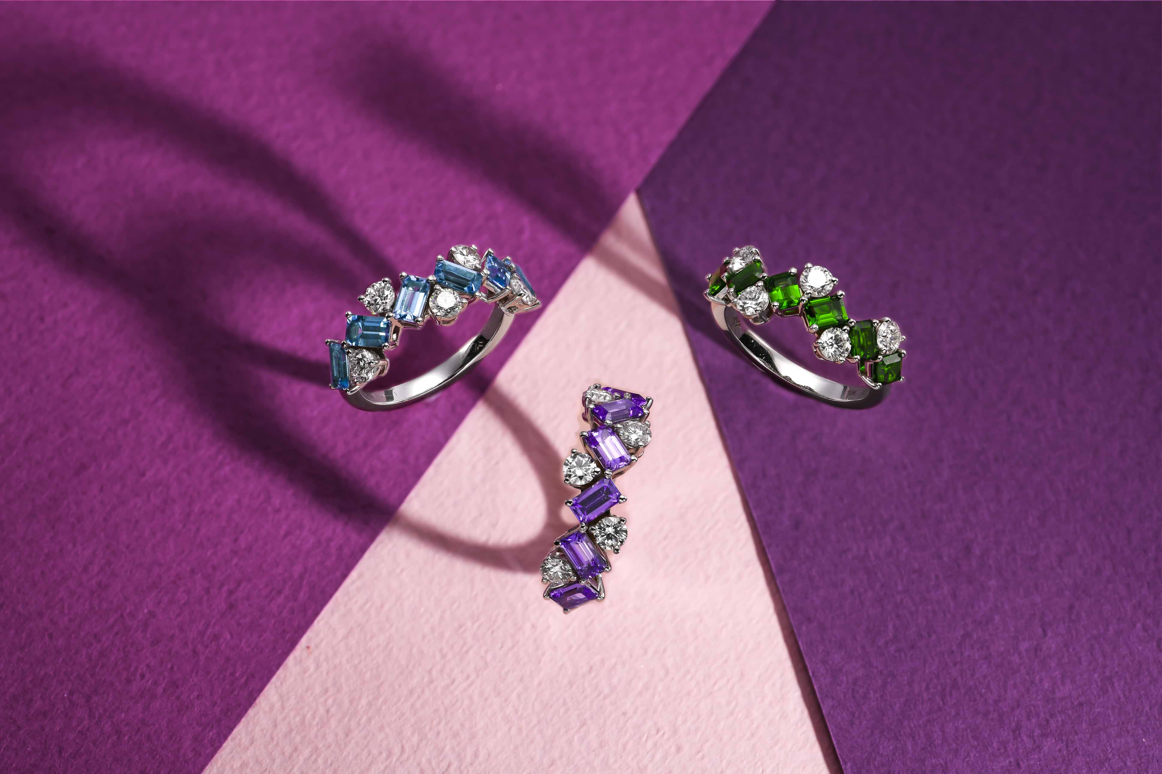 LEIBISH Gemstone Rings - Cascade Collection