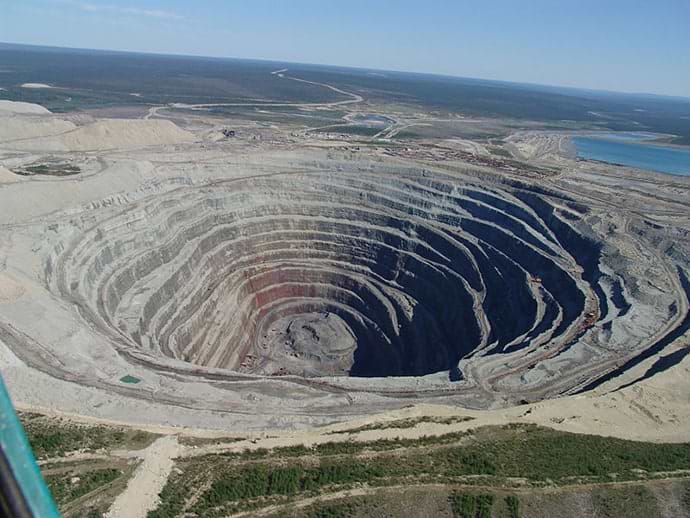 Siberia's Udachnaya diamond mine